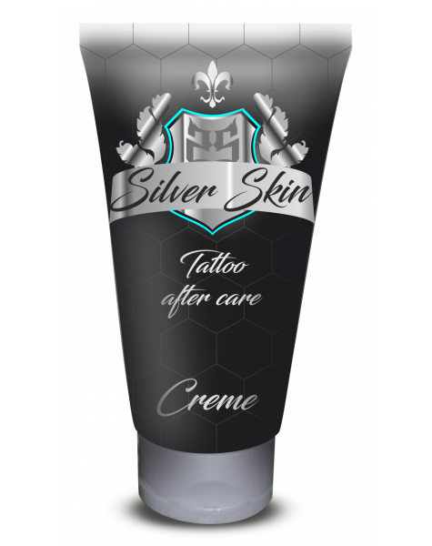 Silver Skin Tattoo After Care Creme | Verkaufsdisplay